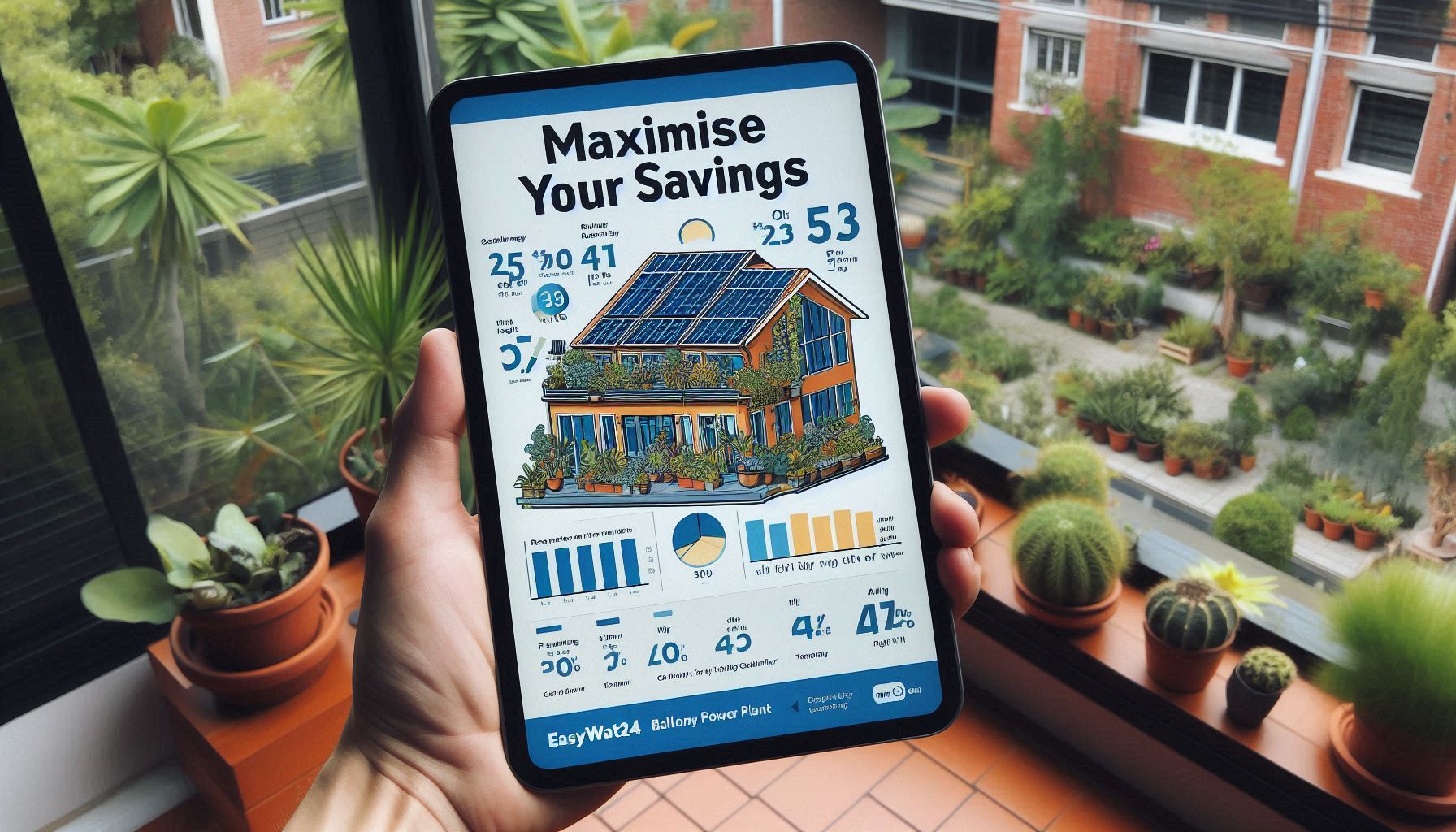 Maximiere deine Ersparnisse: Der EasyWatt24 Sparkalkulator für Balkonkraftwerke