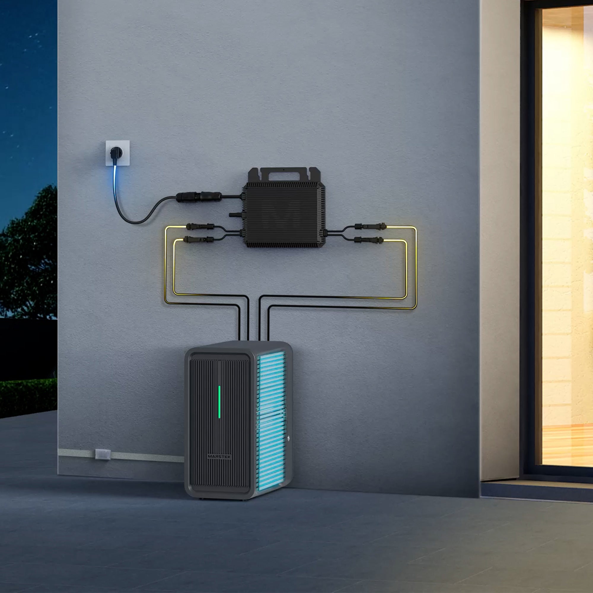 MARSTEK SATURN-C Balkon-Solarbatterie. 2,24kWh B2500