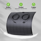 Flexibles 240W Monokristall-Solarmodul für nachhaltige Energieversorgung