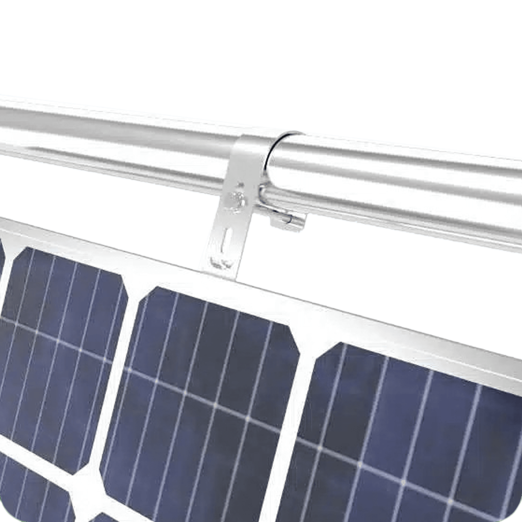 Einfache Balkonkraftwerk für 2 Panels PV-Halterung