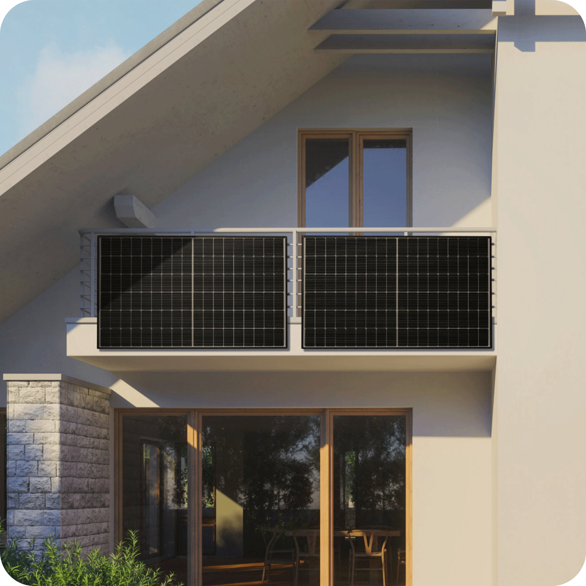 Balkonkraftwerk Basic Komplett Set| 3. Generation, 600W/800W upgradebar