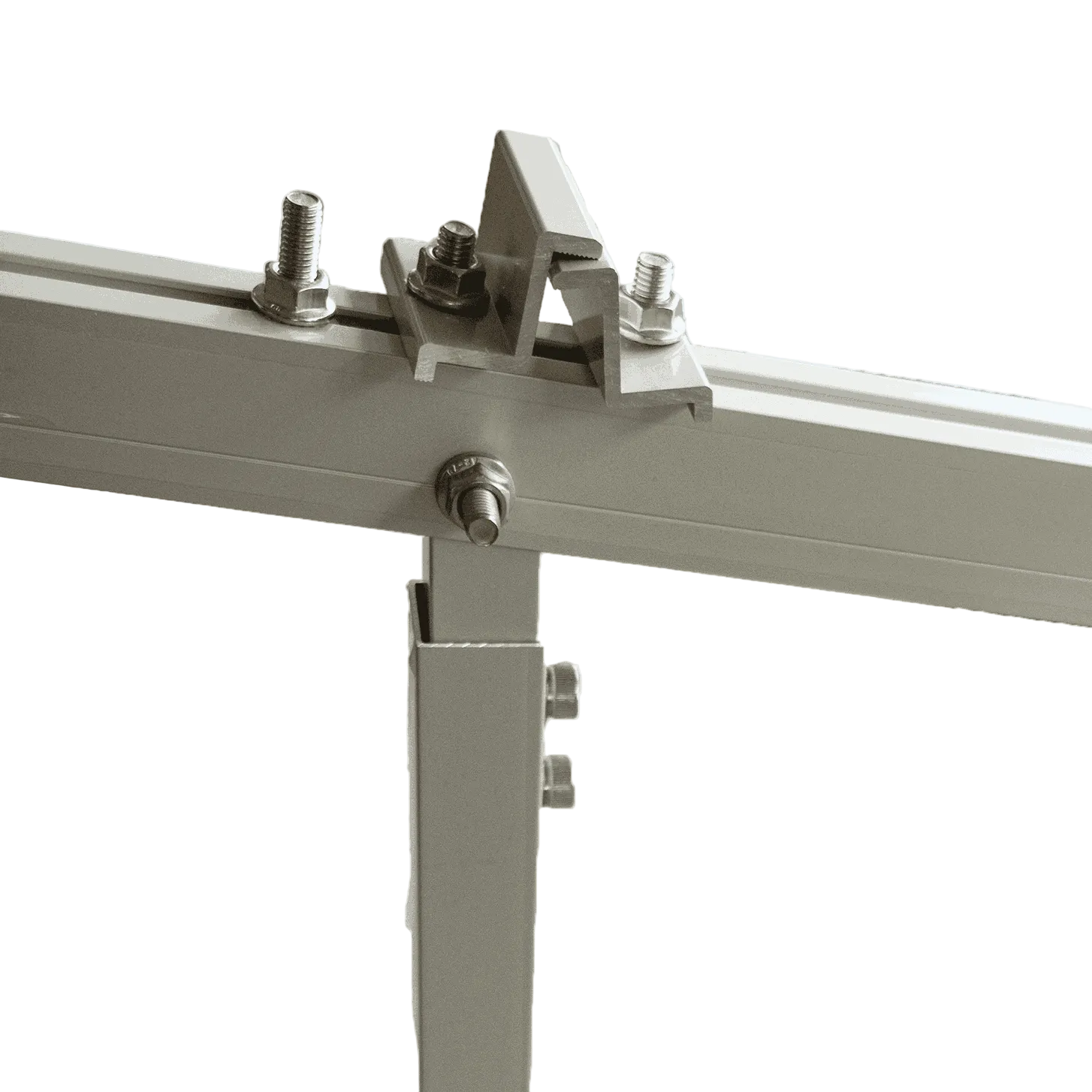 Metallrahmen mit Schraube und Mutter, Balkonkraftwerk Halterung