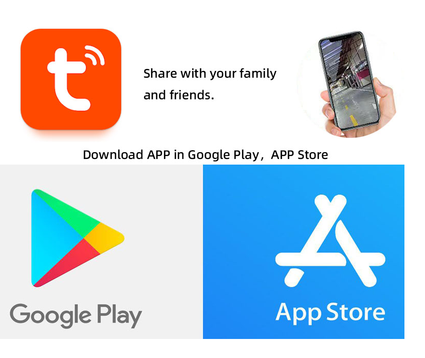 Tuya Batterie / WLAN Solar IP PTZ CCTV Kamera mit Solar