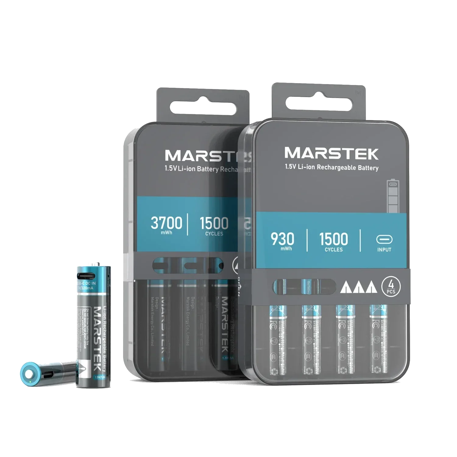 Marstek Rechargeable Li-Ion Battery with USB-C